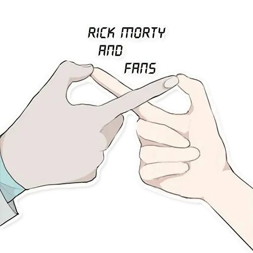Sticker «Rick and Morty-2»