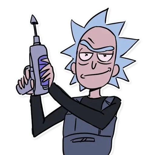 Sticker «Rick and Morty-9»