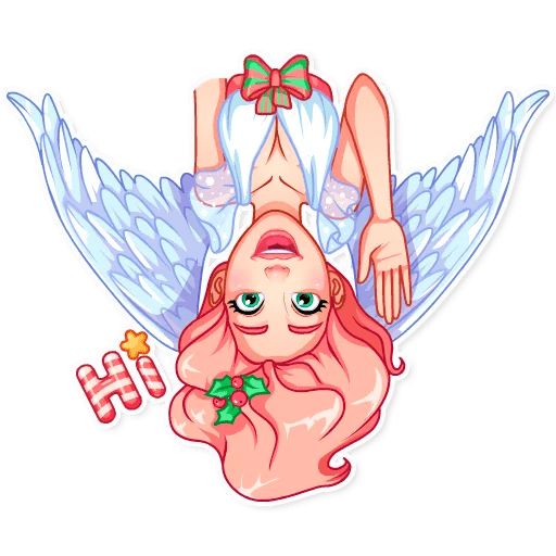 Sticker «Christmas Angel-5»