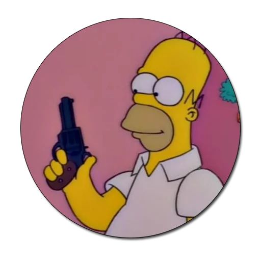 Sticker «The Simpsons-12»