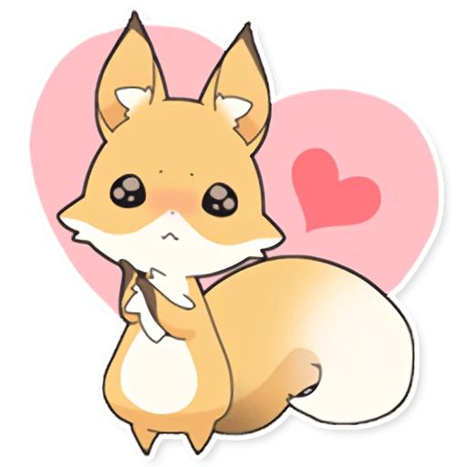 Sticker «Girly Fox-1»