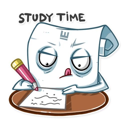 Sticker «Essay Time-8»