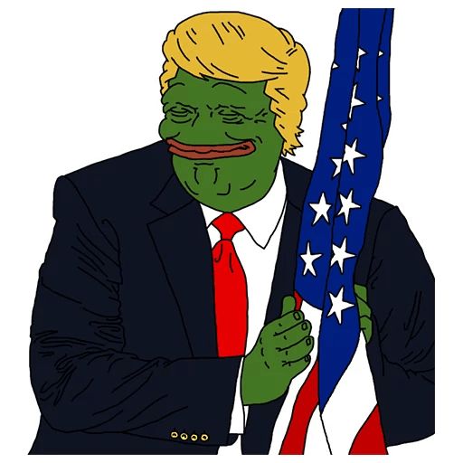 Sticker «PePe Trump-9»