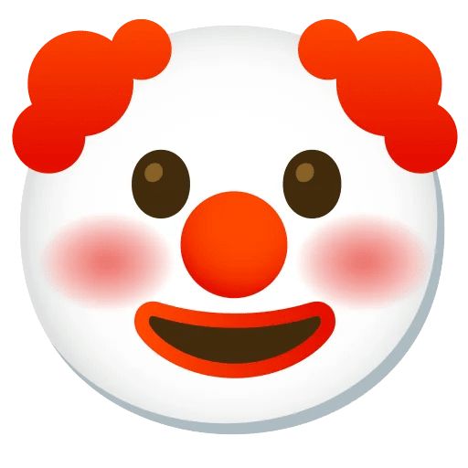 Sticker «Clown Emoji-1»