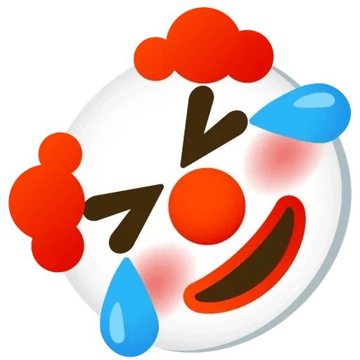 Sticker «Clown Emoji-8»