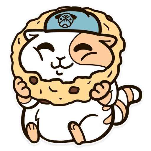 Sticker «Cookie Cat-4»