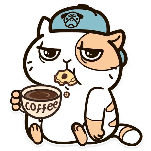 Sticker «Cookie Cat-5»