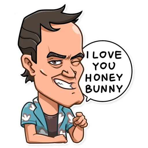 Sticker «Quentin Tarantino-7»