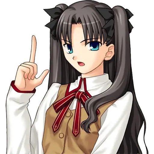 Sticker «Rin Tohsaka — Fate/stay night-7»