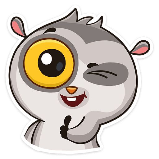 Sticker «Bin The Lemur-2»