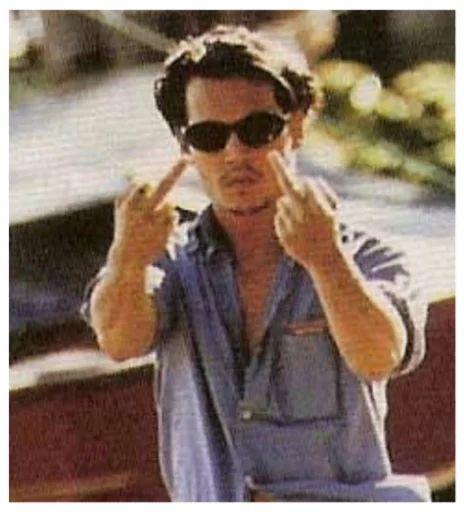 Sticker «Johnny Depp-10»