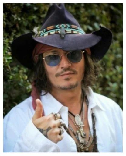 Sticker «Johnny Depp-7»