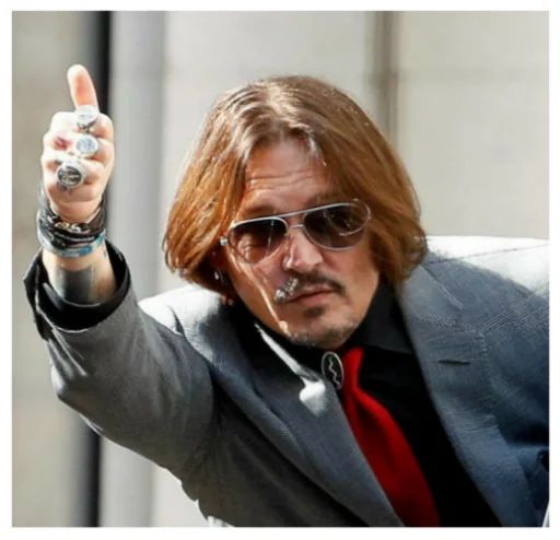 Sticker «Johnny Depp-8»