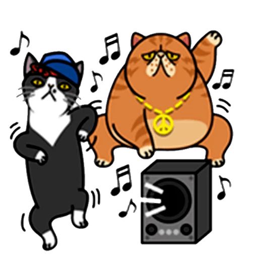 Sticker «Fun Cat-12»