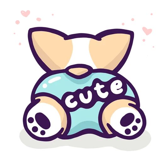 Sticker «Enjoy The Cuteness-5»