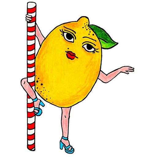Sticker «Juicy the Lemon-3»