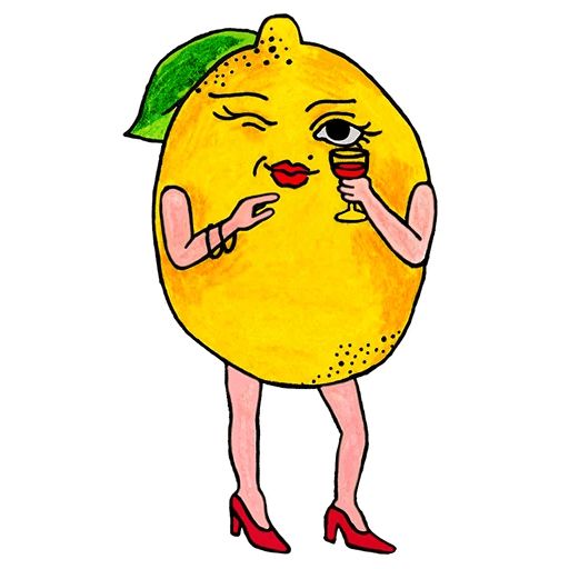 Sticker «Juicy the Lemon-5»