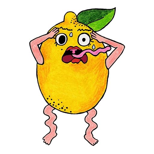 Sticker «Juicy the Lemon-7»
