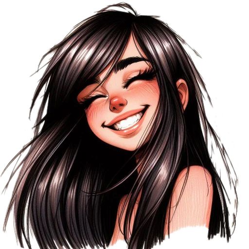 Sticker «Cute girl-7»