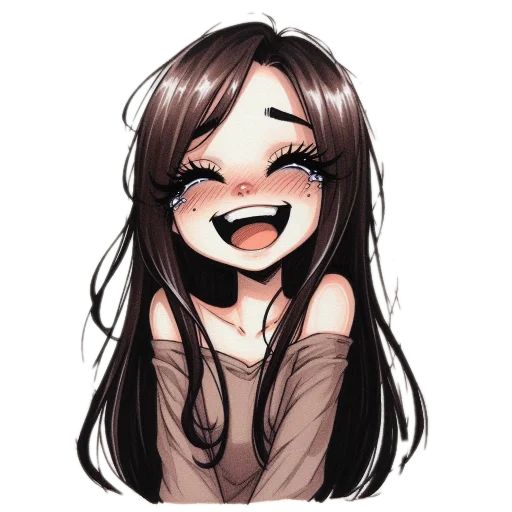 Sticker «Cute girl-8»