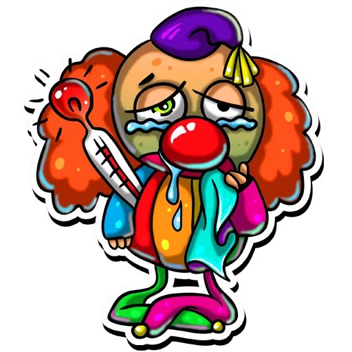 Sticker «ClownApril-11»