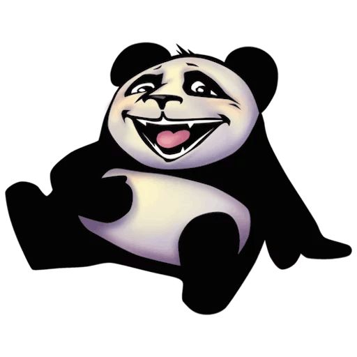 Sticker «Funny Panda-1»