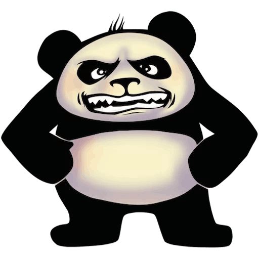 Sticker «Funny Panda-10»