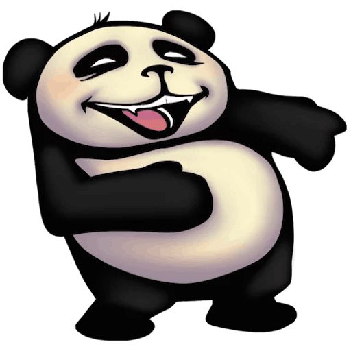 Sticker «Funny Panda-12»
