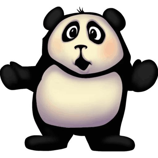 Sticker «Funny Panda-2»