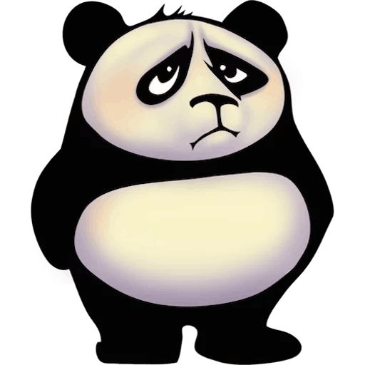 Sticker «Funny Panda-3»