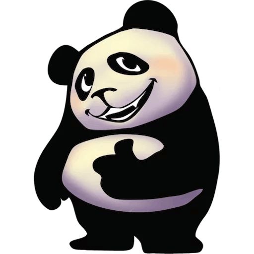 Sticker «Funny Panda-4»