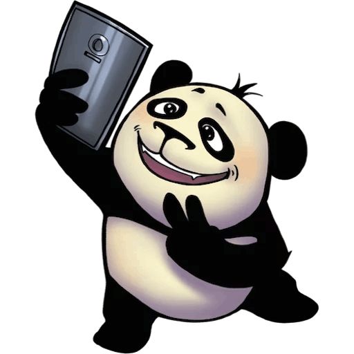 Sticker «Funny Panda-9»