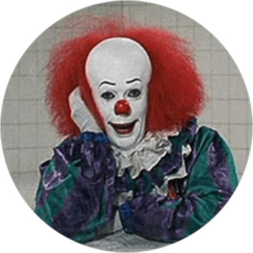 Sticker «We all float down here-6»