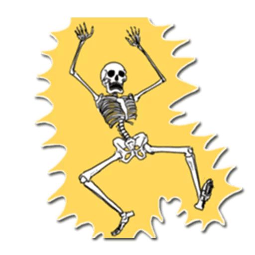 Sticker «Skeleton Bob-8»