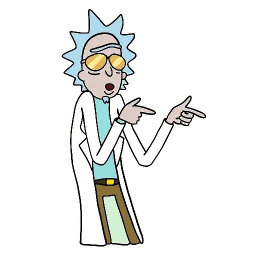 Sticker «Rick and Morty-6»