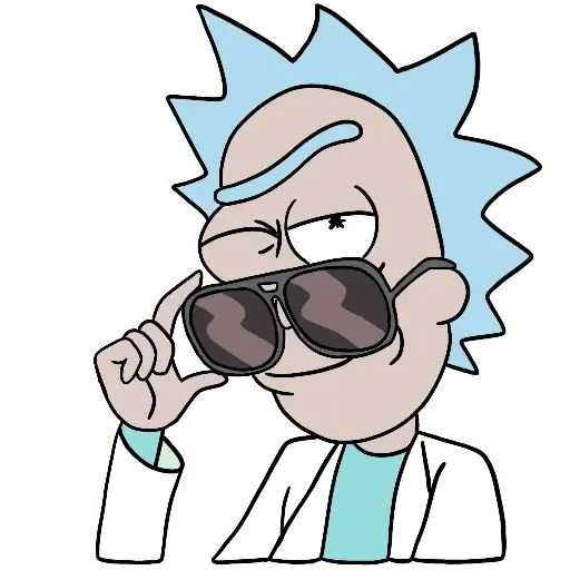 Sticker «Rick and Morty-7»
