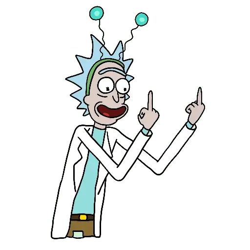 Sticker «Rick and Morty-9»