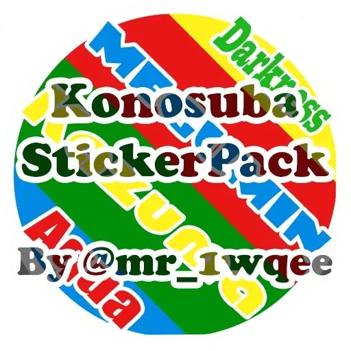 Sticker «Konosuba-1»