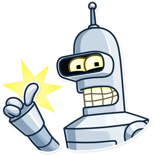 Sticker «Bender-3»