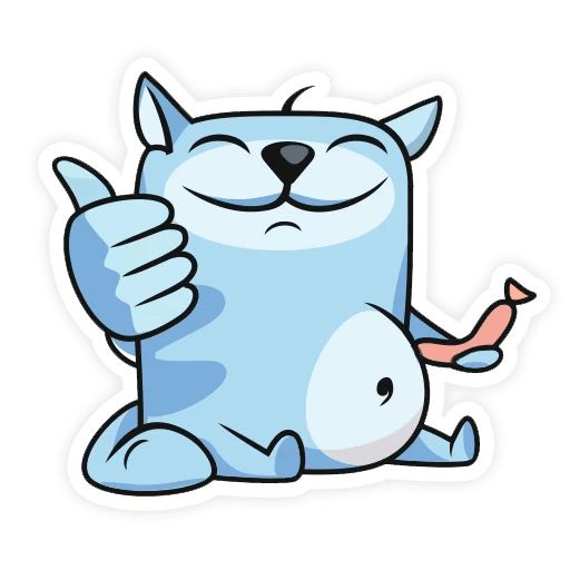 Sticker «Emoji cat-1»