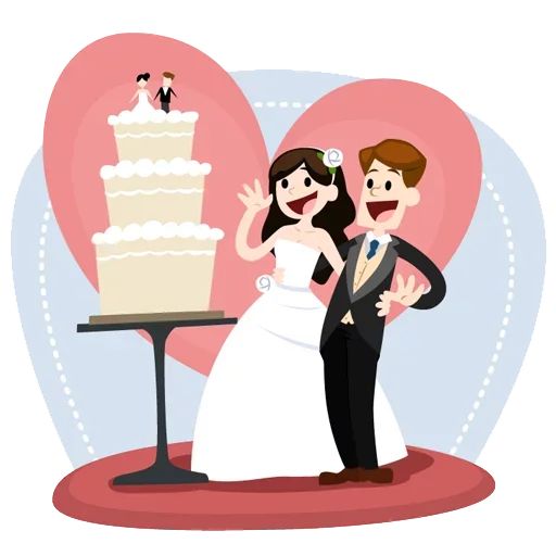 Sticker «Wedding Time-9»
