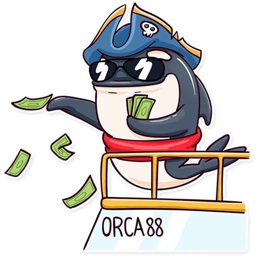 Sticker «Orca88 the Pirate!-1»