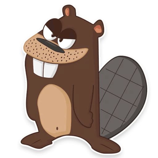 Sticker «Beaver-2»