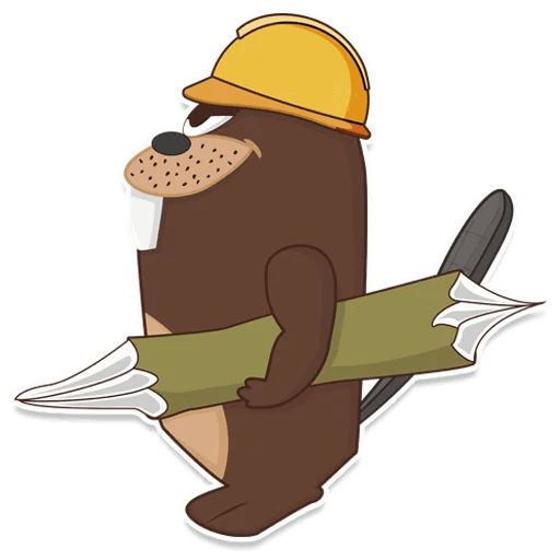 Sticker «Beaver-7»