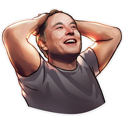 Sticker «Elon Musk-1»