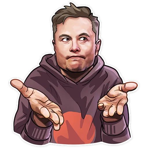 Sticker «Elon Musk-10»