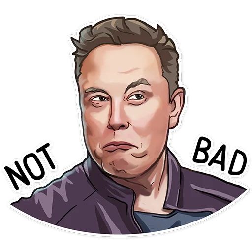 Sticker «Elon Musk-2»