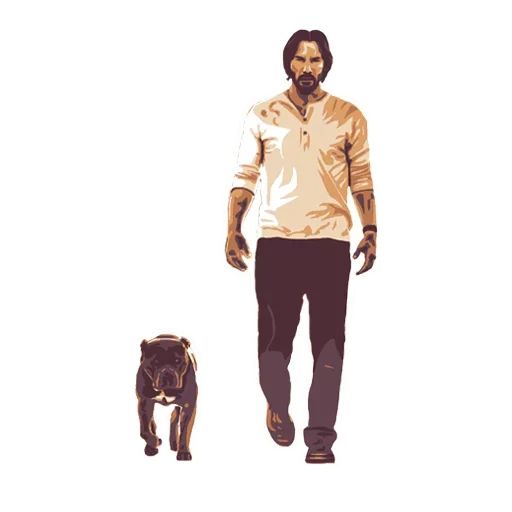 Sticker «Keanu Reeves-8»