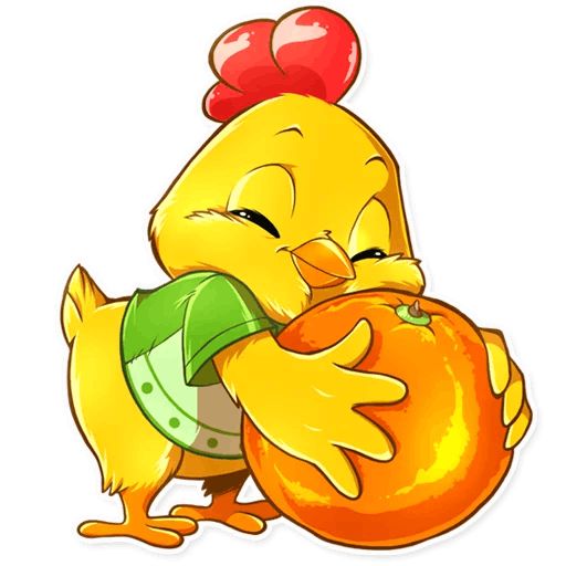 Sticker «Chicken Chuu-5»