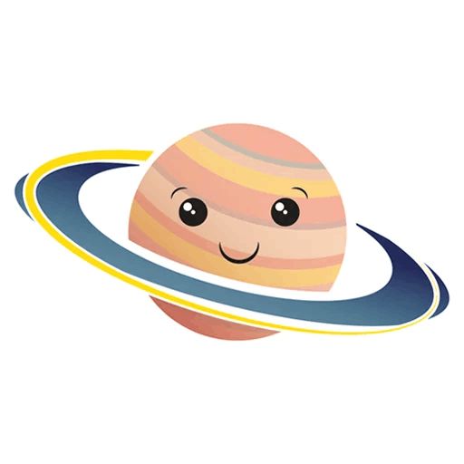Sticker «Saturn the planet-1»